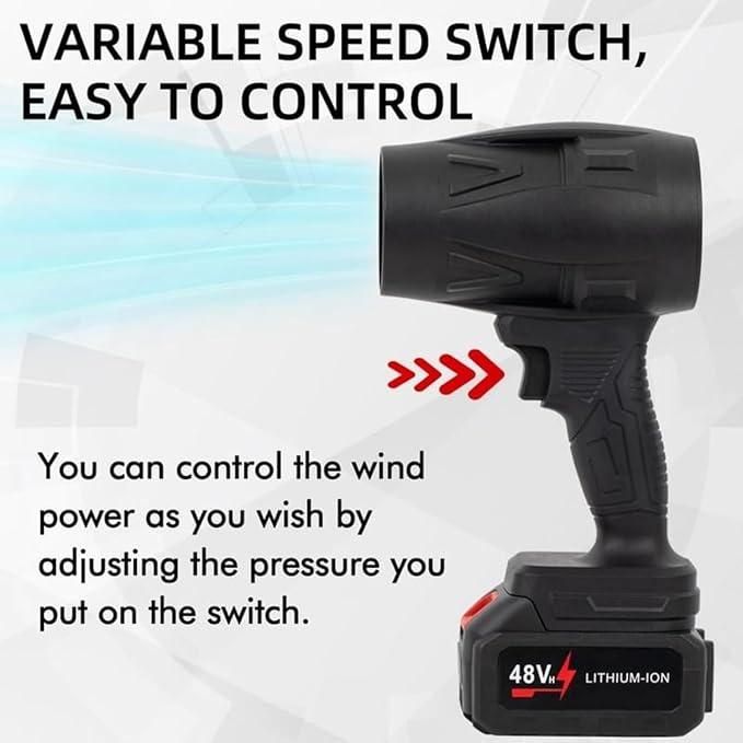 Cordless Turbo Jet Blower - Powerful Dust & Air Cleaning Tool